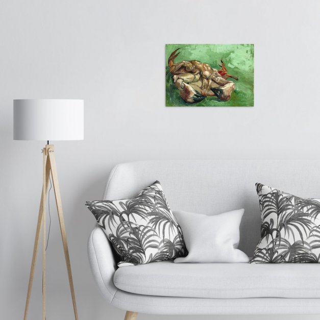 Plakat metalowy Vincent Van Gogh A Crab On Its Back M