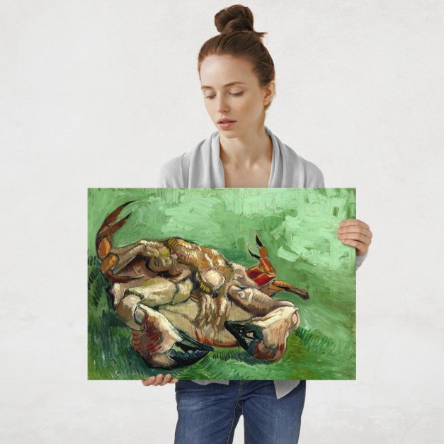 Plakat metalowy Vincent Van Gogh A Crab On Its Back L