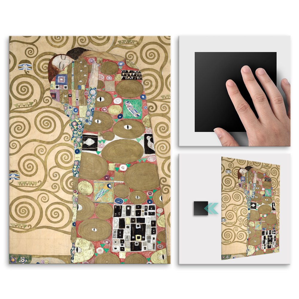 Plakat metalowy Gustav Klimt Nine Cartoons