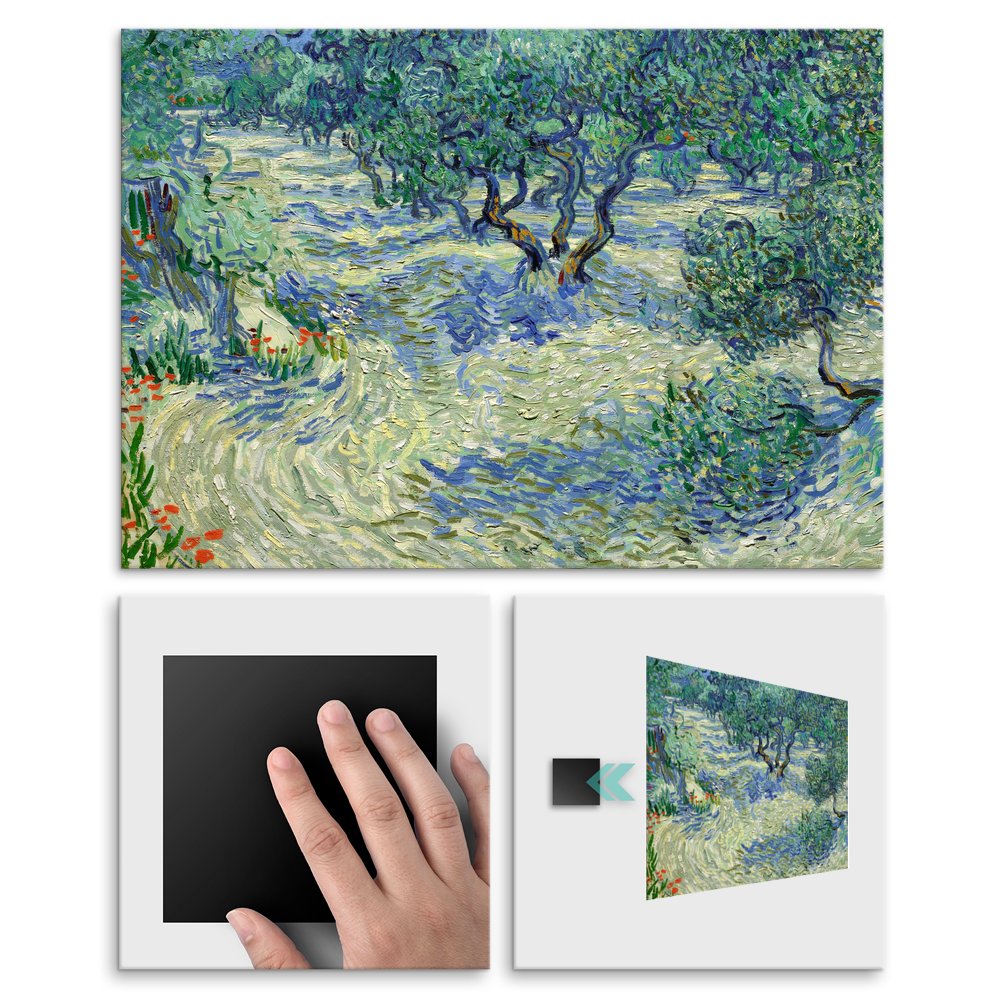 Plakat metalowy Vincent Van Gogh Olive Orchard L