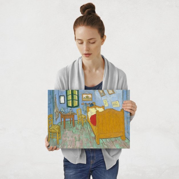 Plakat metalowy Vincent Van Gogh The Bedroom M