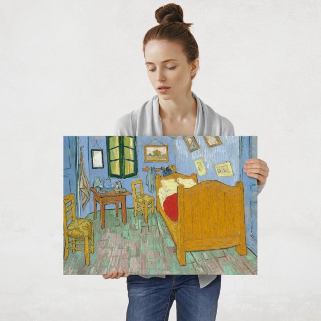 Plakat metalowy Vincent Van Gogh The Bedroom L