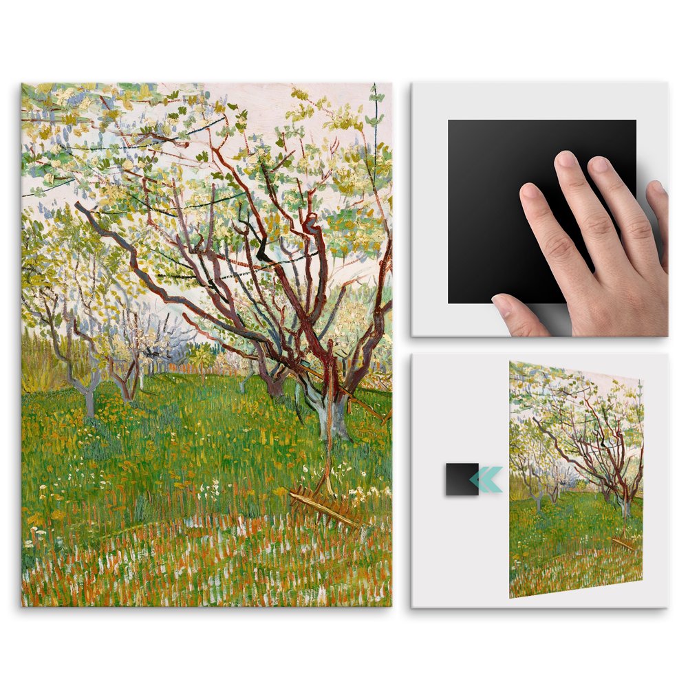 Plakat metalowy Vincent Van Gogh The Flowering Orchard L