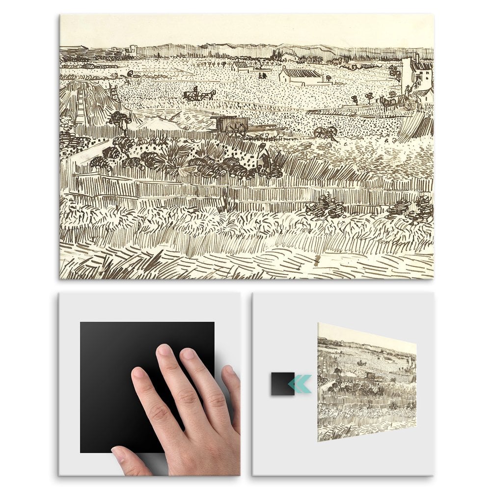 Plakat metalowy Vincent Van Gogh The Harvest for Emile Bernard M