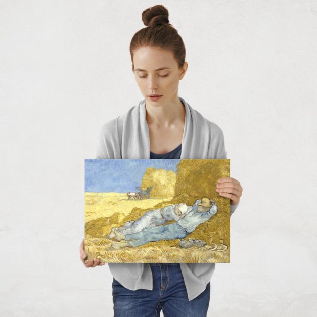 Plakat metalowy Vincent Van Gogh The Siesta M