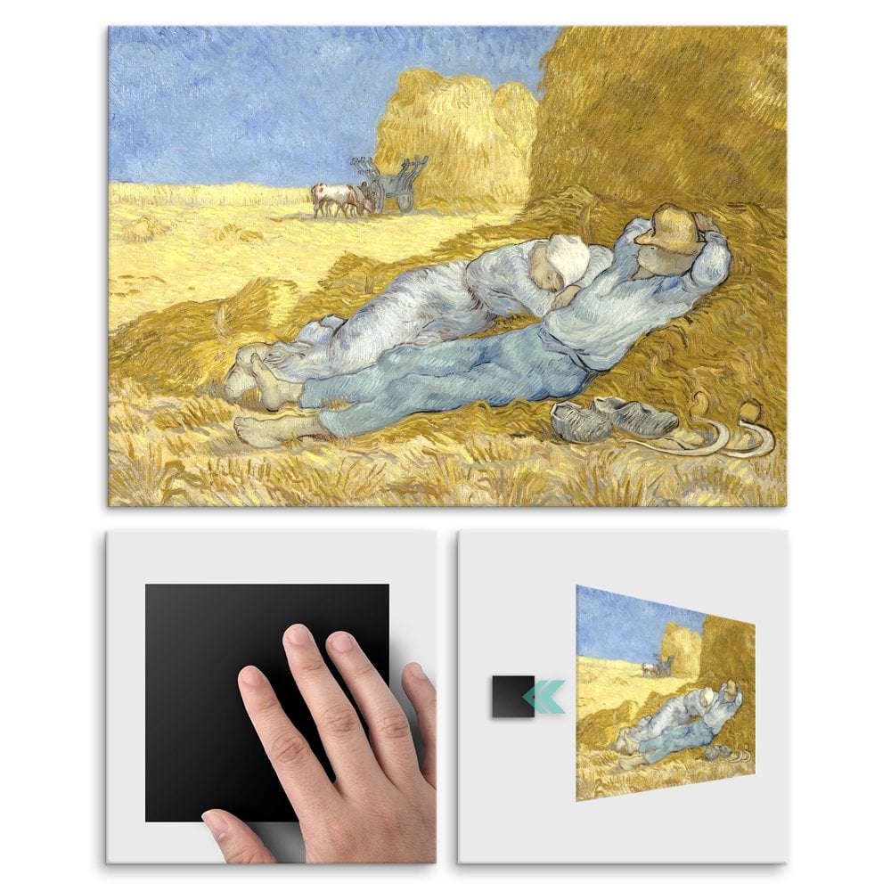 Plakat metalowy Vincent Van Gogh The Siesta M