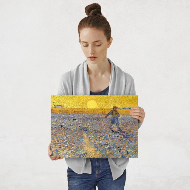 Plakat metalowy Vincent Van Gogh The Sower M