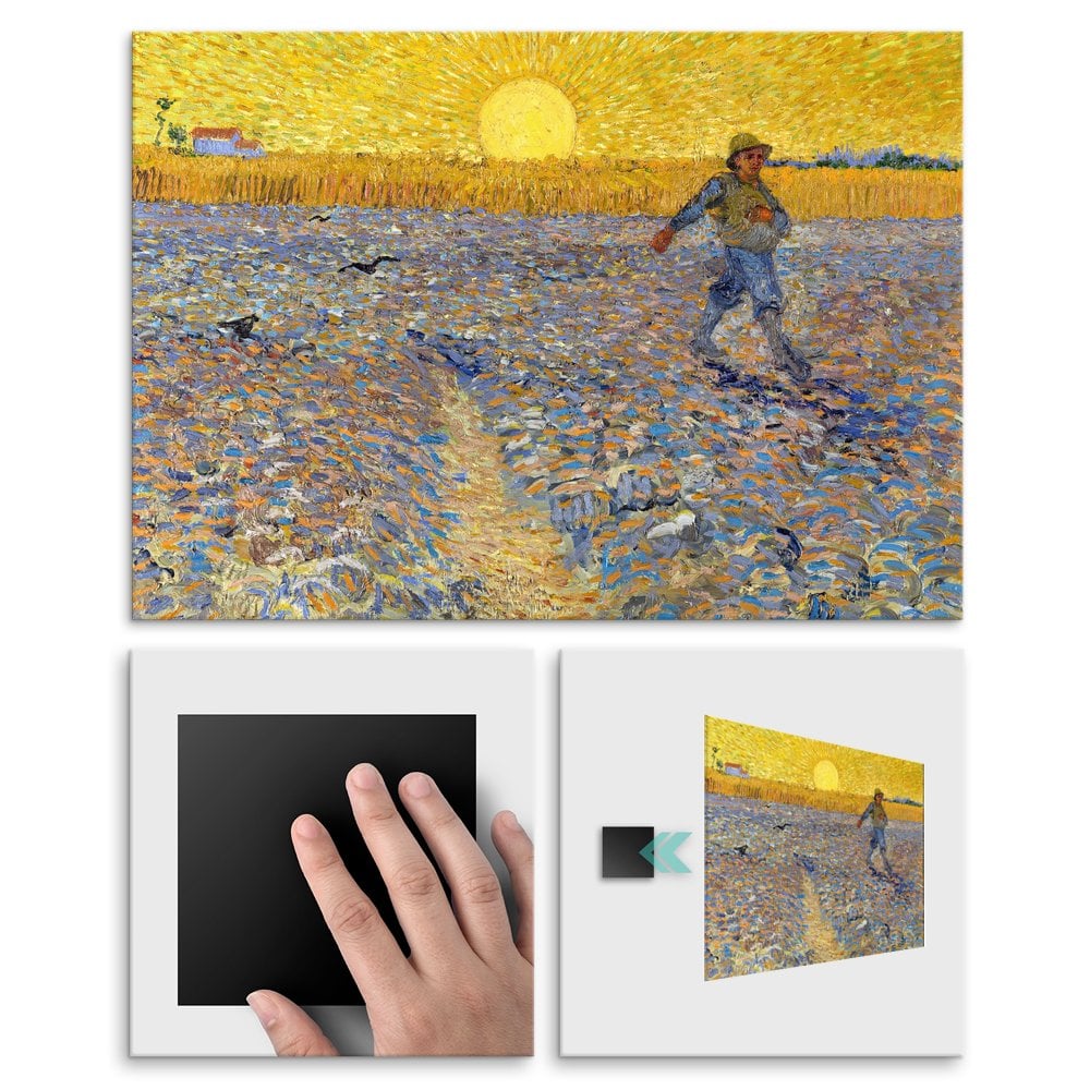 Plakat metalowy Vincent Van Gogh The Sower L