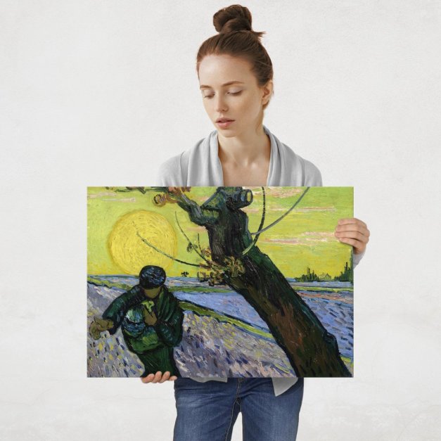 Plakat metalowy Vincent Van Gogh The Sower L