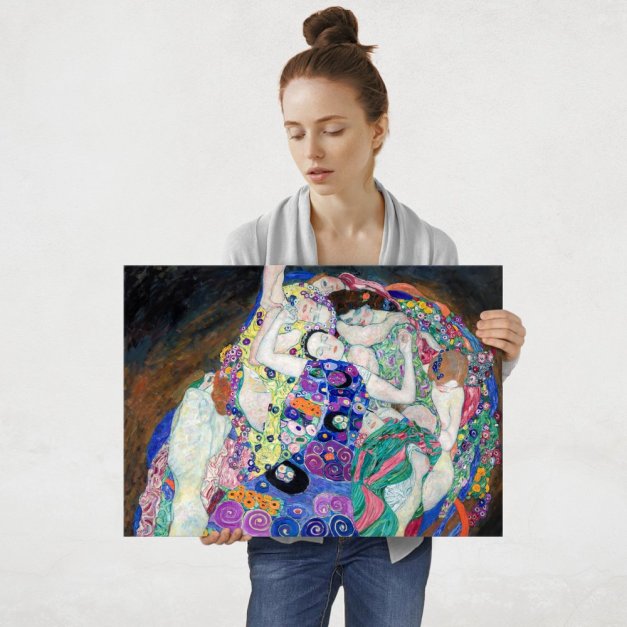 Plakat metalowy Gustav Klimt The Virgin L