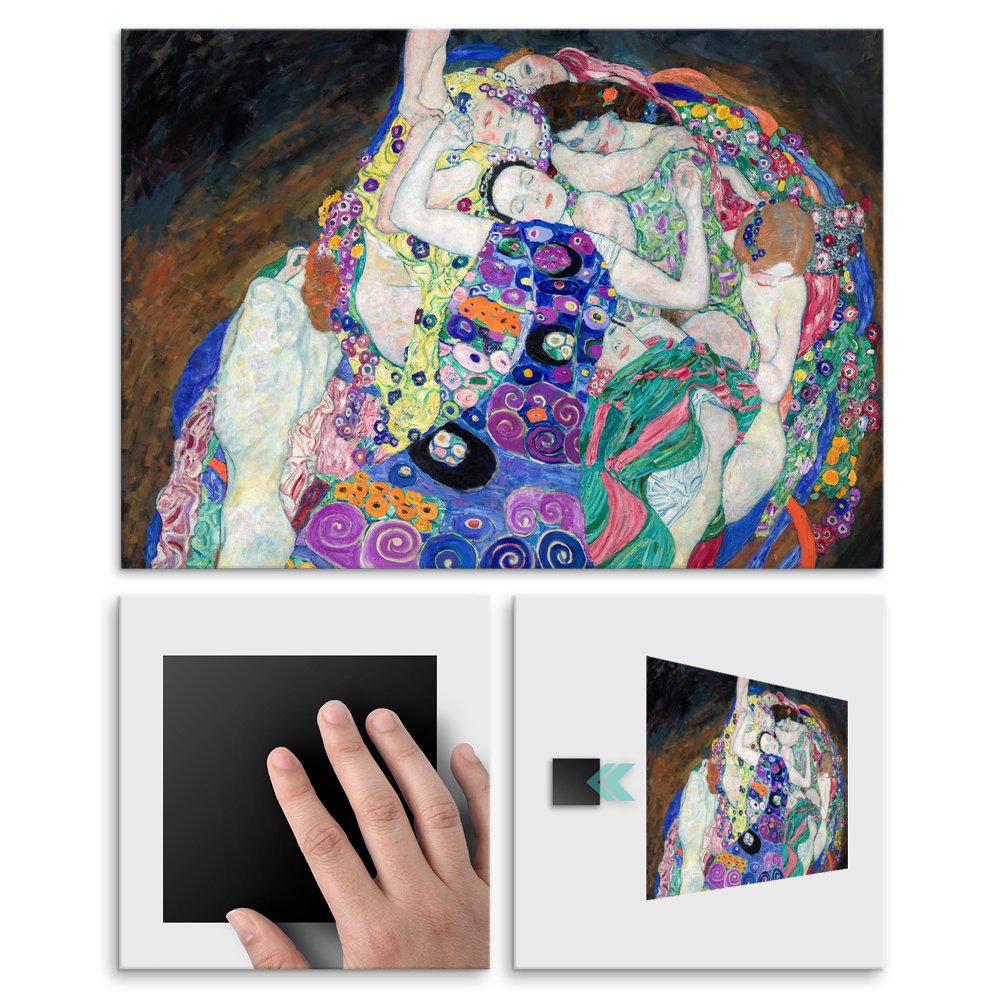 Plakat metalowy Gustav Klimt The Virgin L
