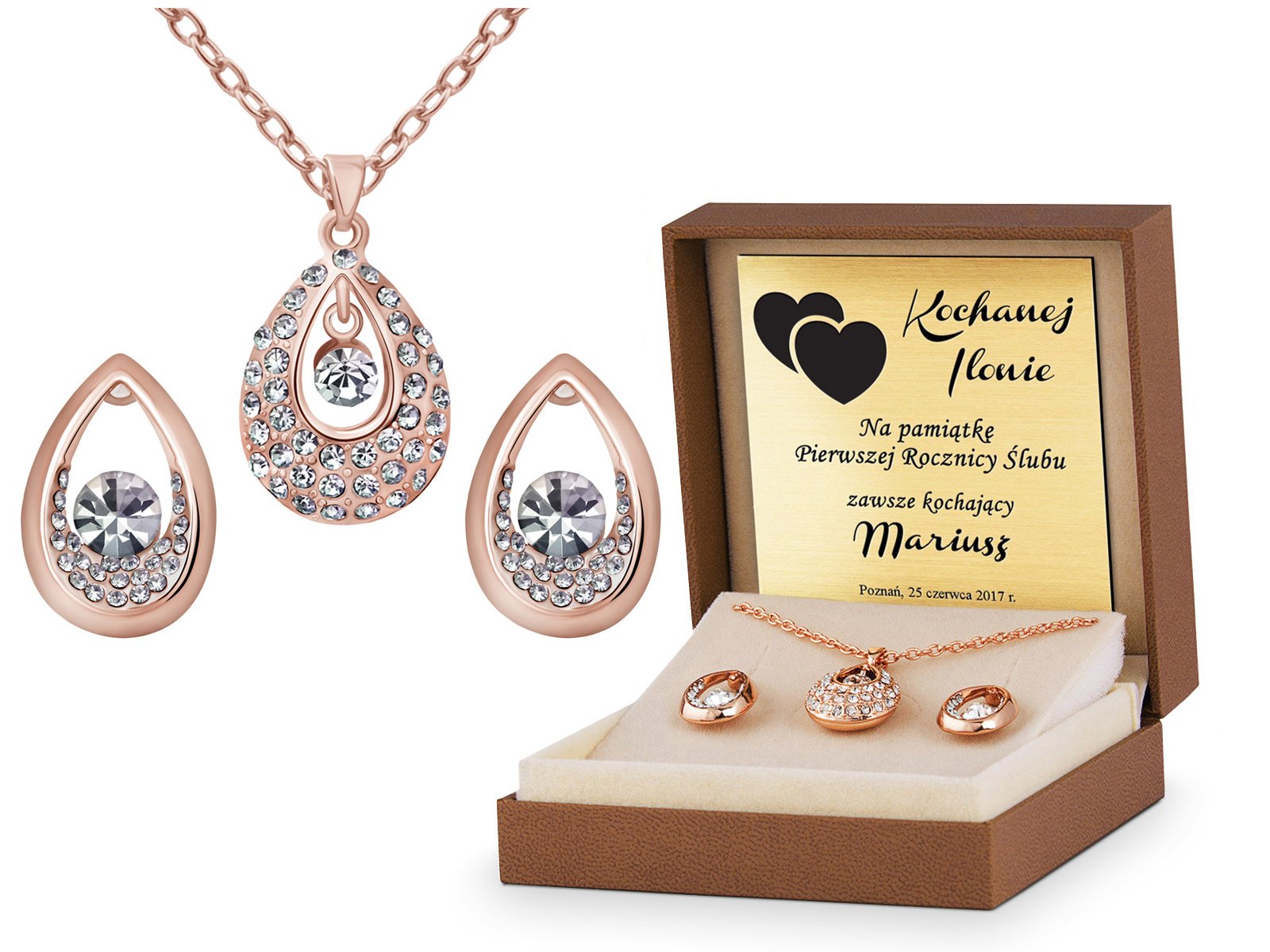 Komplet Swarovski Elements EZKI BIAE