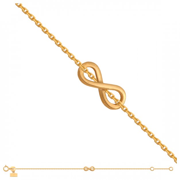 Złota bransoletka 585 łańcuszkowa gwiazda prezent