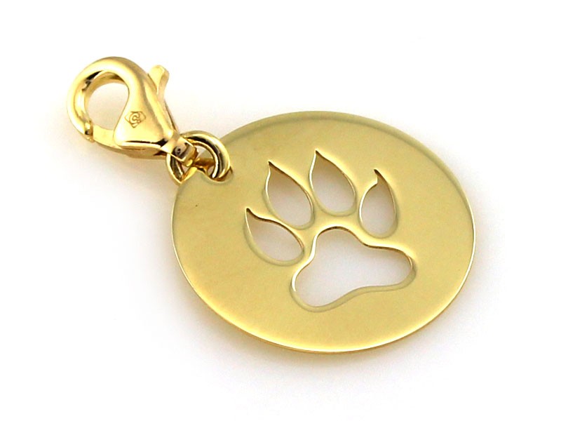 Złota zawieszka 585 charms charms prezent grawer