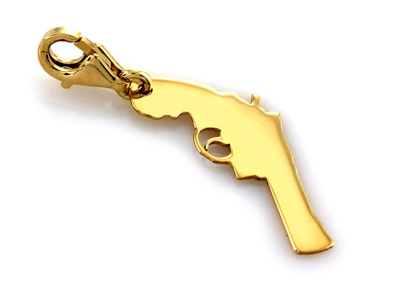 Złota zawieszka 333 charms charms prezent grawer