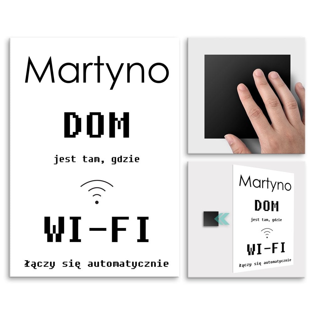 Plakat metalowy rozmiar L z nadrukiem dla niej informatyka na parapetwk