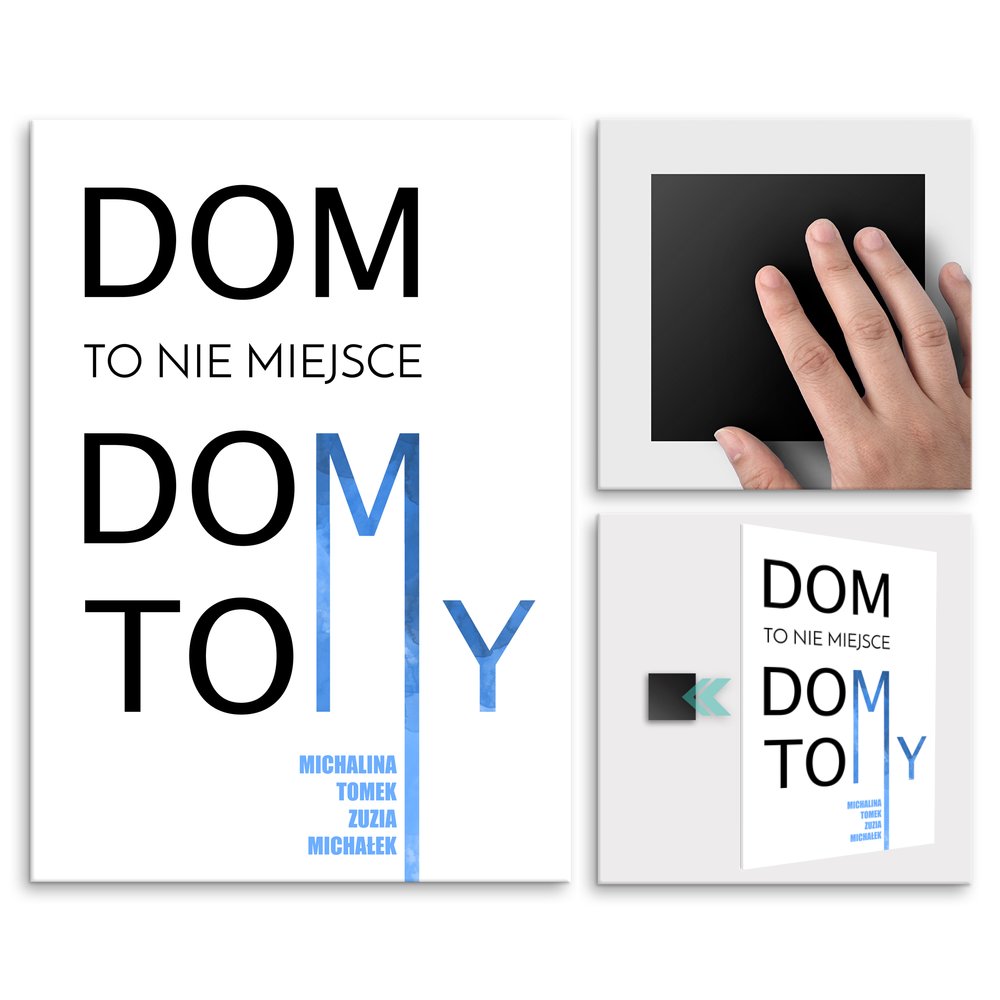 Plakat metalowy rozmiar L z nadrukiem dla pary na lub rocznic parapetwk
