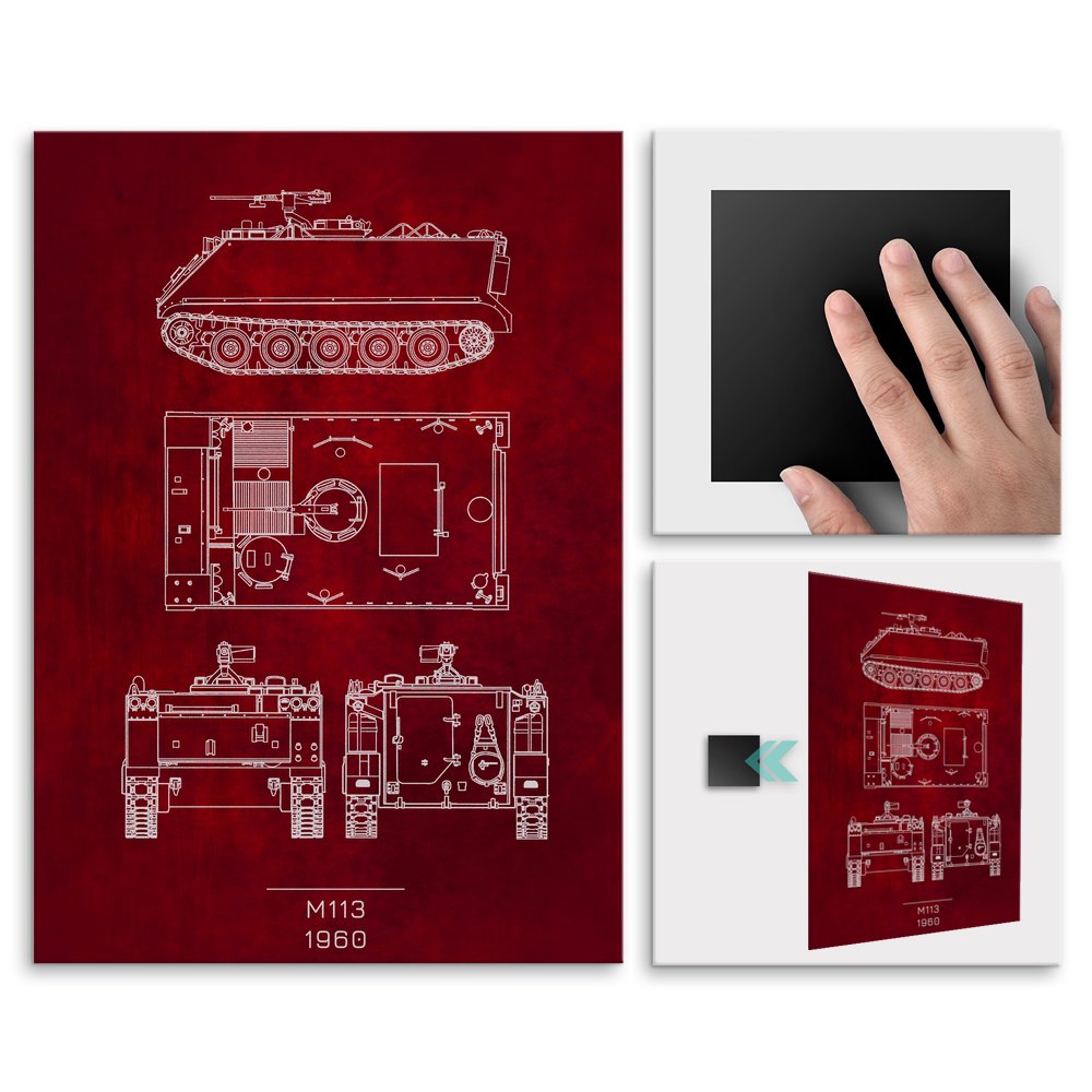 Plakat metalowy M113 Projekt Scarlet M