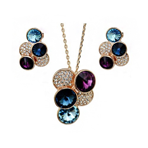 Komplet Swarovski Elements