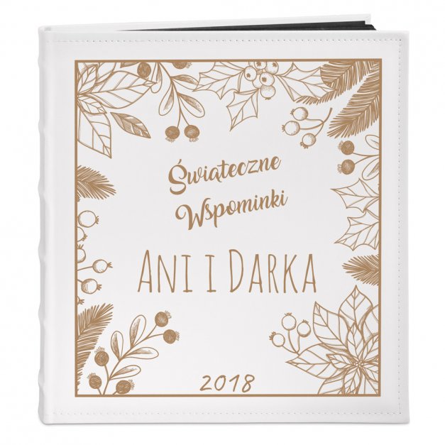 Album na zdjęcia z nadrukiem dla pary na święta