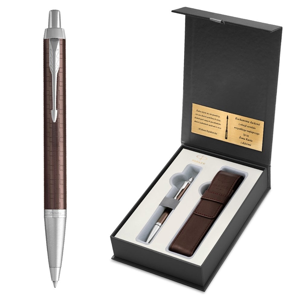 Dugopis Parker IM Premium Brown CT Etui Prestige