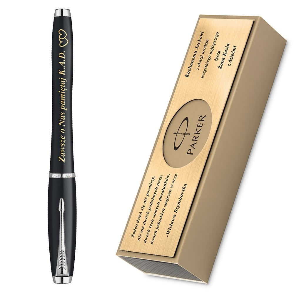 Piro Wieczne Parker Urban Black CT GRAWER i ETUI