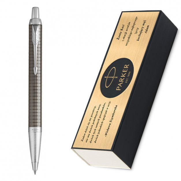 Długopis Parker IM Premium Dark Espresso CT GRAWER