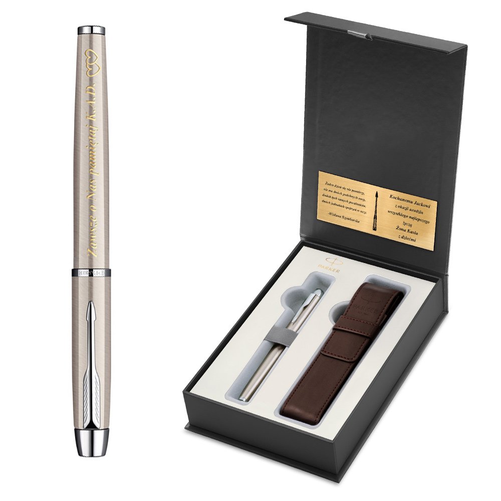 Piro Wieczne Parker IM Brushed Metal CT ETUI PRESTIGE