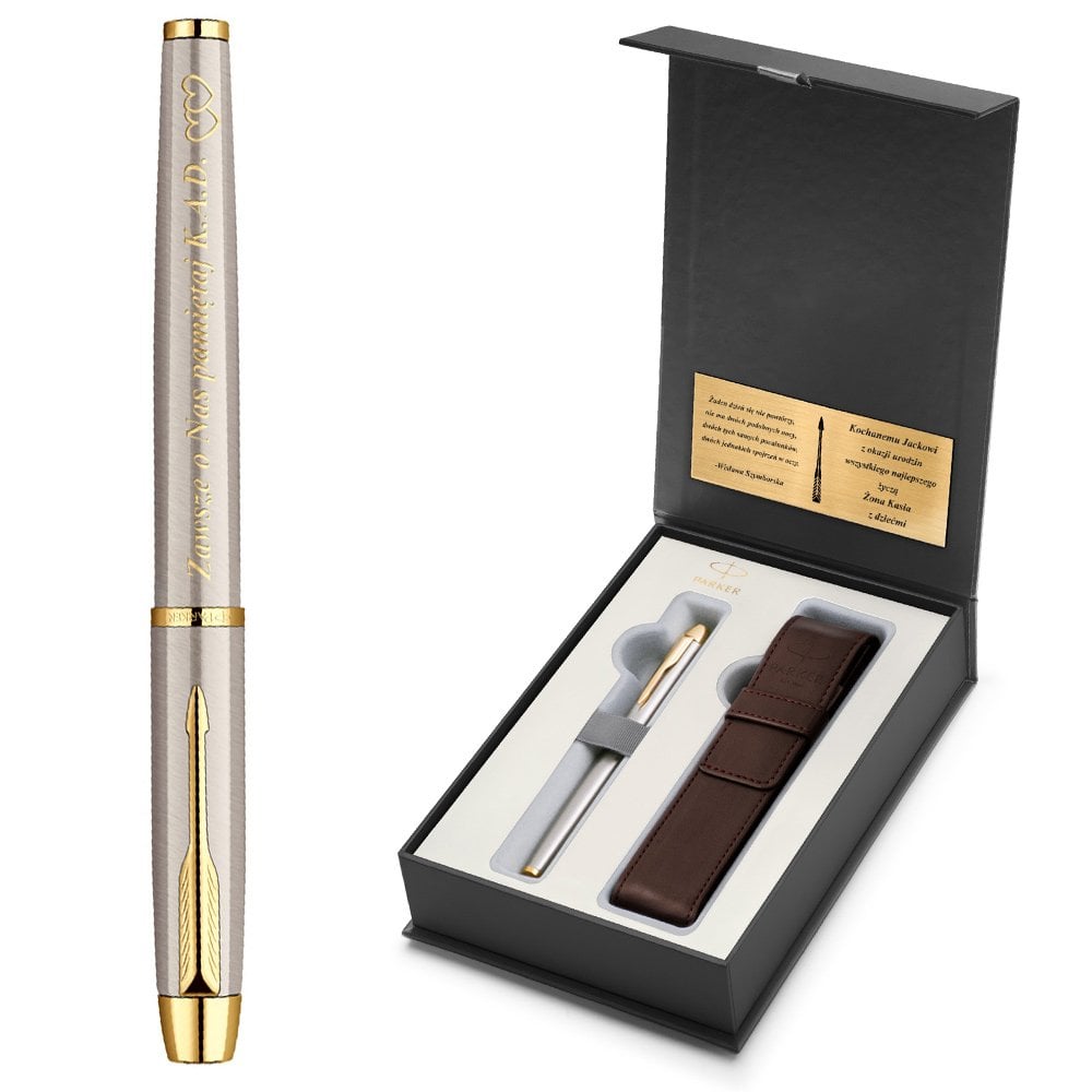 Zestaw Parker IM Brushed Metal GT GRAWER PRESTIGE