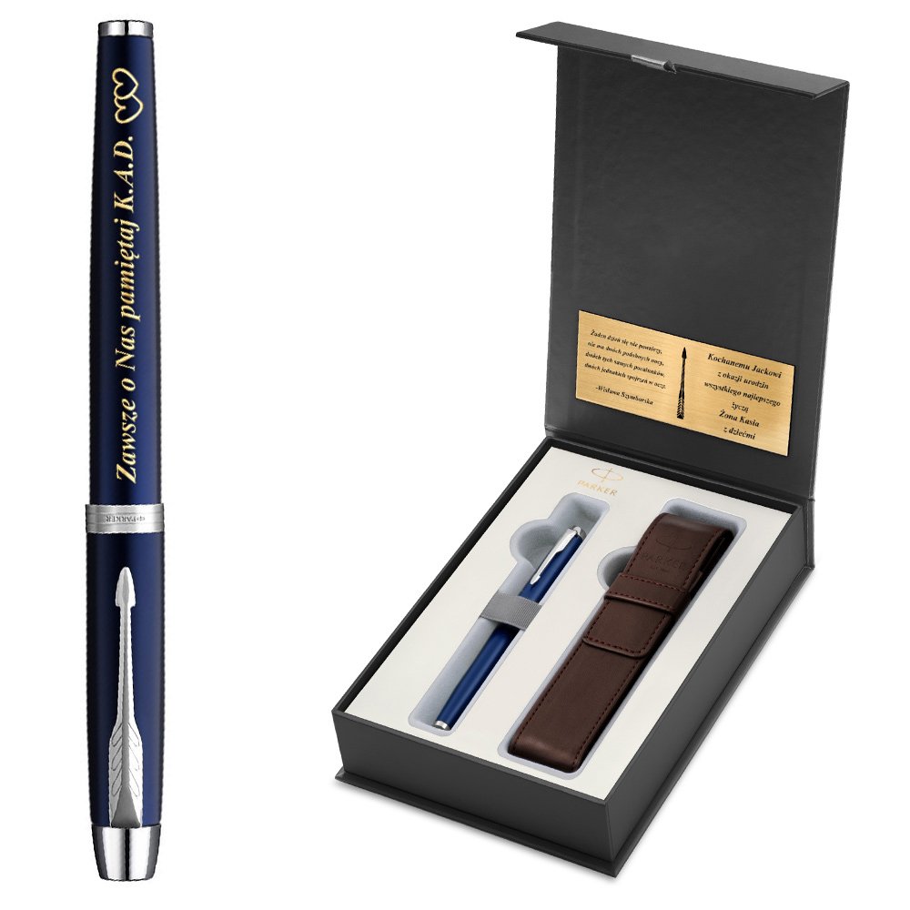 Piro Wieczne Parker IM Niebieski CT ETUI PRESTIGE