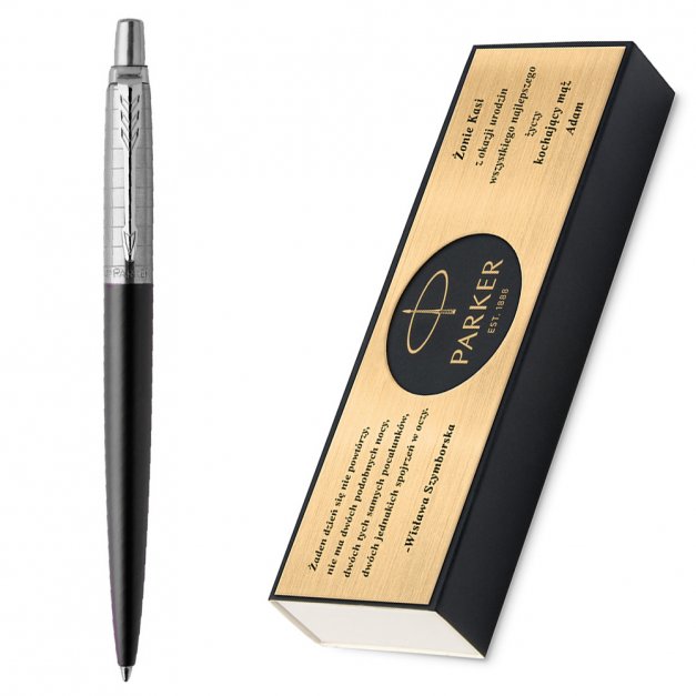 Długopis Parker Jotter Premium Bond Street Czarny CT