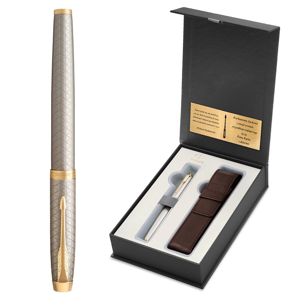 Piro Wieczne Parker IM Premium Warm Grey GT
