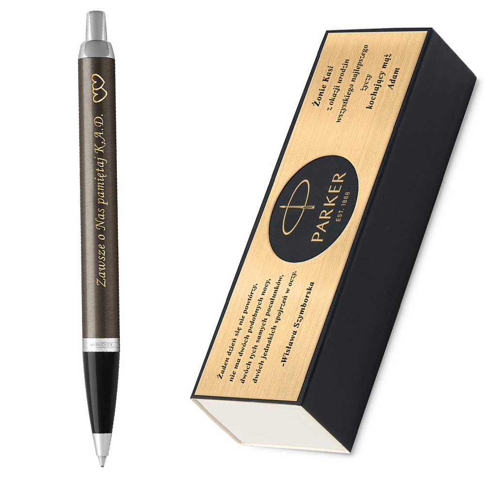Dugopis Parker IM Dark Espresso CT GRAWER i ETUI