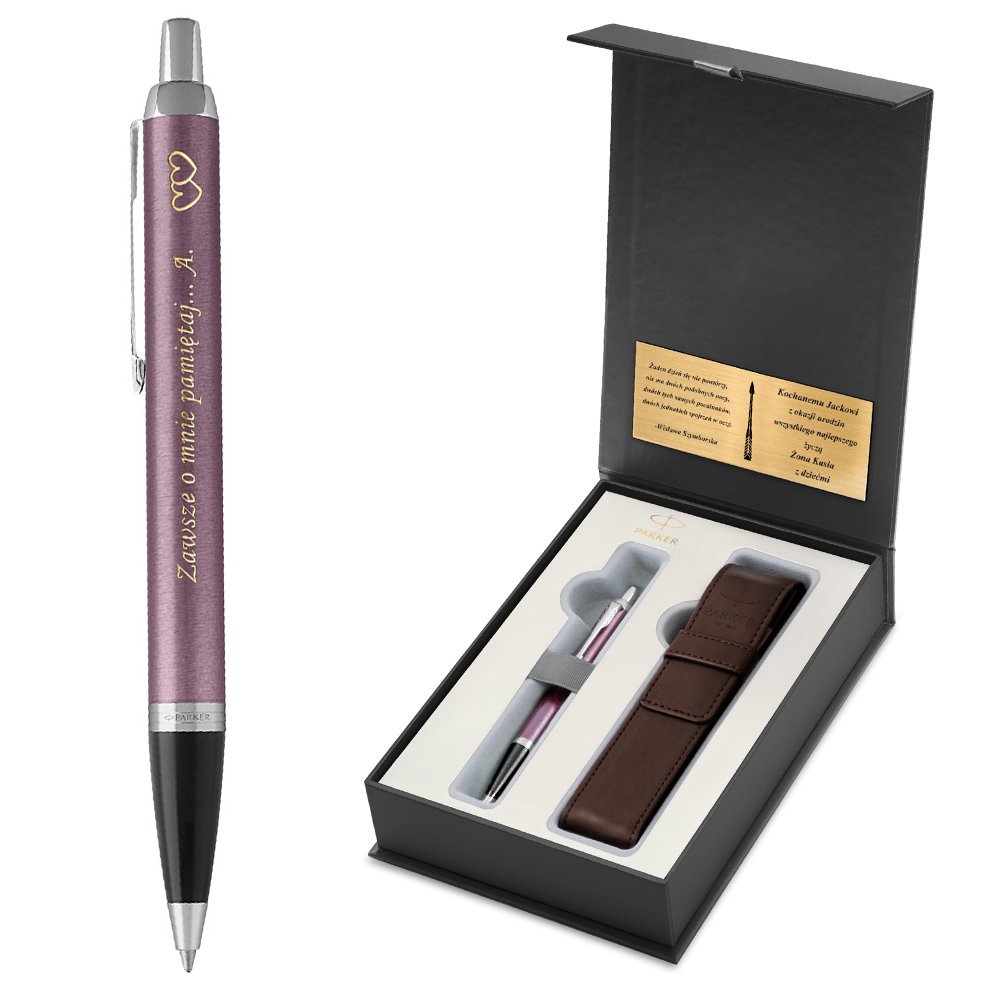 Dugopis Parker IM Light Purple CT GRAWER i ETUI PRESTIGE