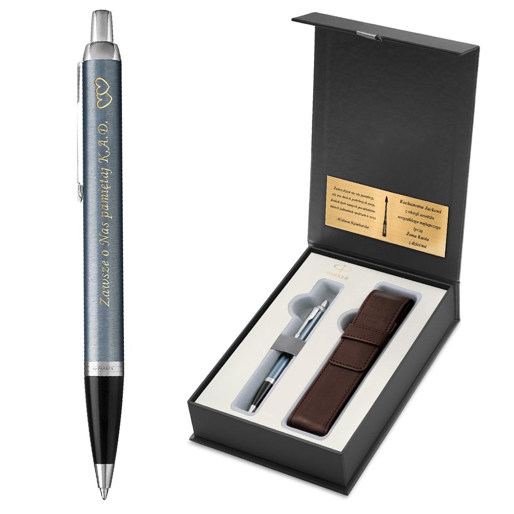 Dugopis Parker IM Blue Grey CT GRAWER i ETUI