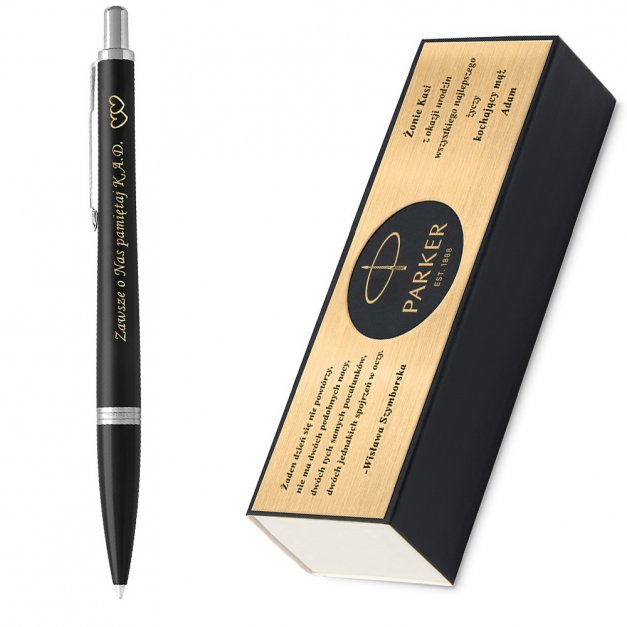 Długopis Urban Muted Black CT GRAWER i ETUI
