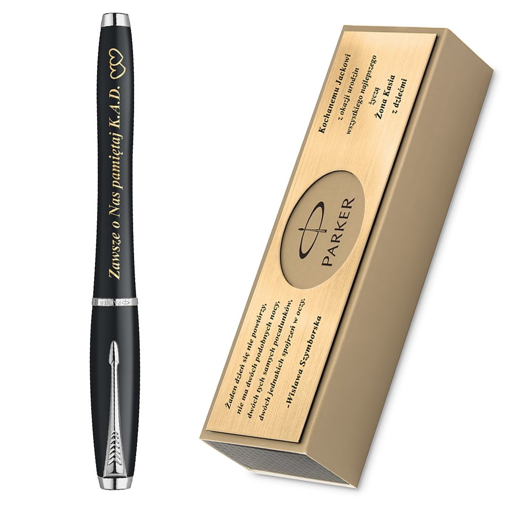 Piro Kulkowe Parker Urban Black CT GRAWER i ETUI