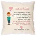 Poduszka personalizowana z nadrukiem URODZINY