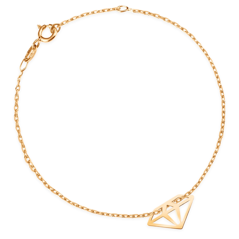 Srebrna Bransoletka Zocona 925 Diament Grawer