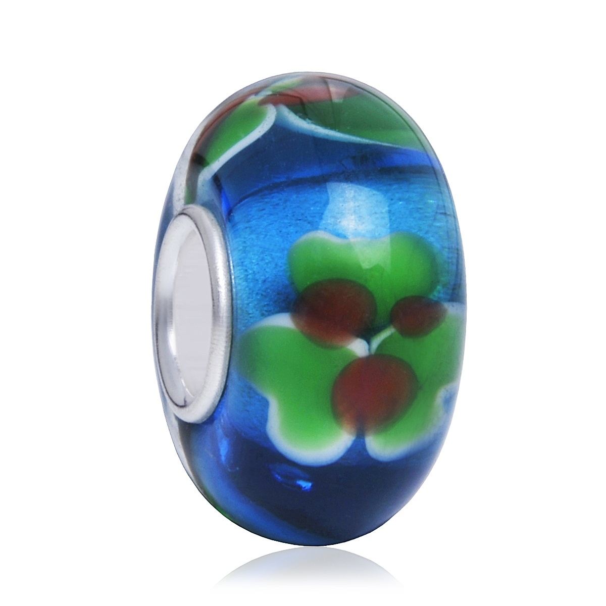 Charms Zawieszka Koralik 925 JARZBINOWE WARIACJE
