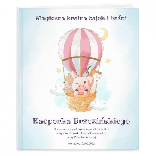Księga baśni baśnie z nadrukiem dla chłopca