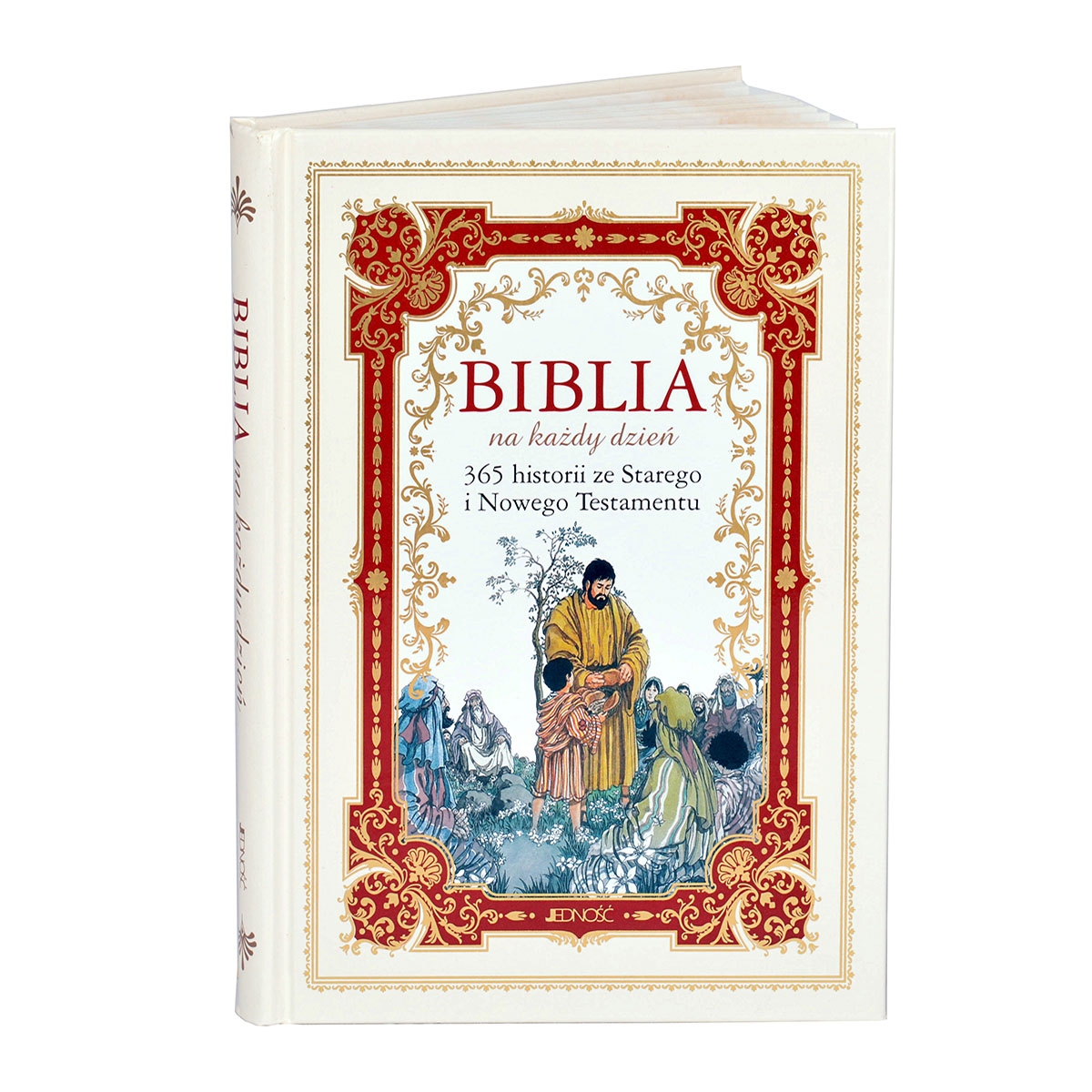 Biblia dla najmodszych z grawerem dla dziewczynki na chrzest