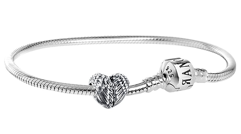Charms Zawieszka Koralik 925 Serce Poety