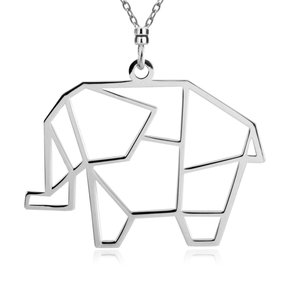 Srebrny Naszyjnik 925 Geometryczny So Grawer
