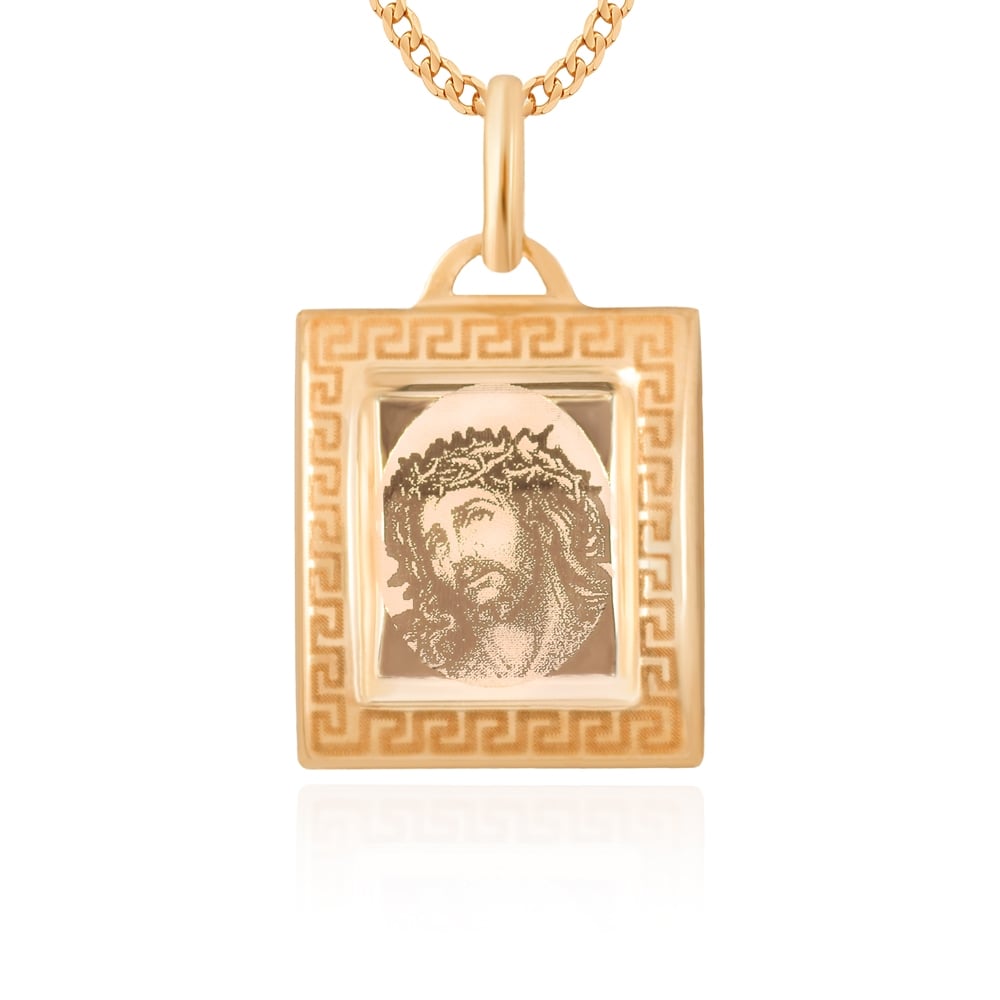 Zoty Medalik 333 Ecce Homo z acuszkiem Grawer