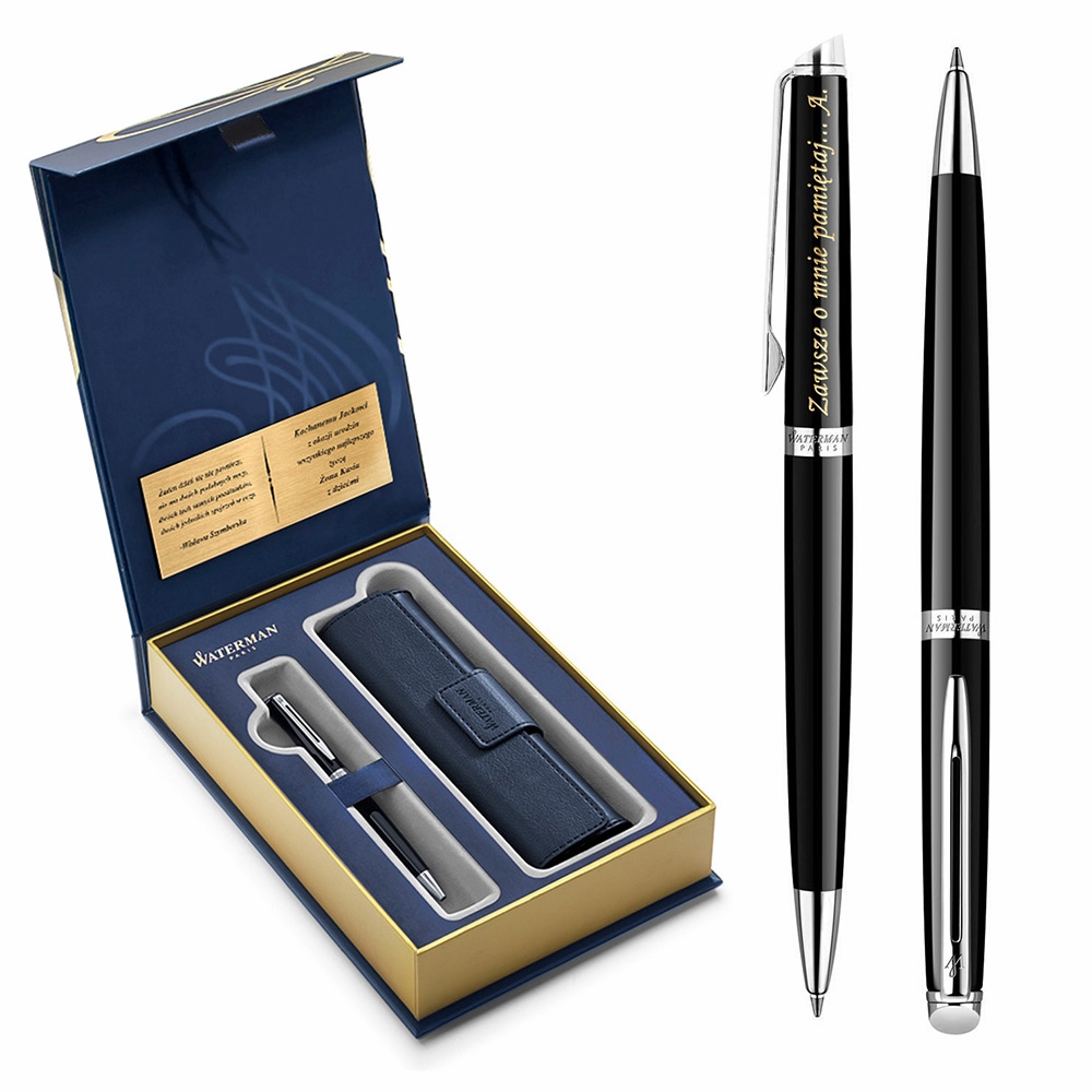 Zestaw Dugopis Etui WATERMAN Hemisphere Czarny CT