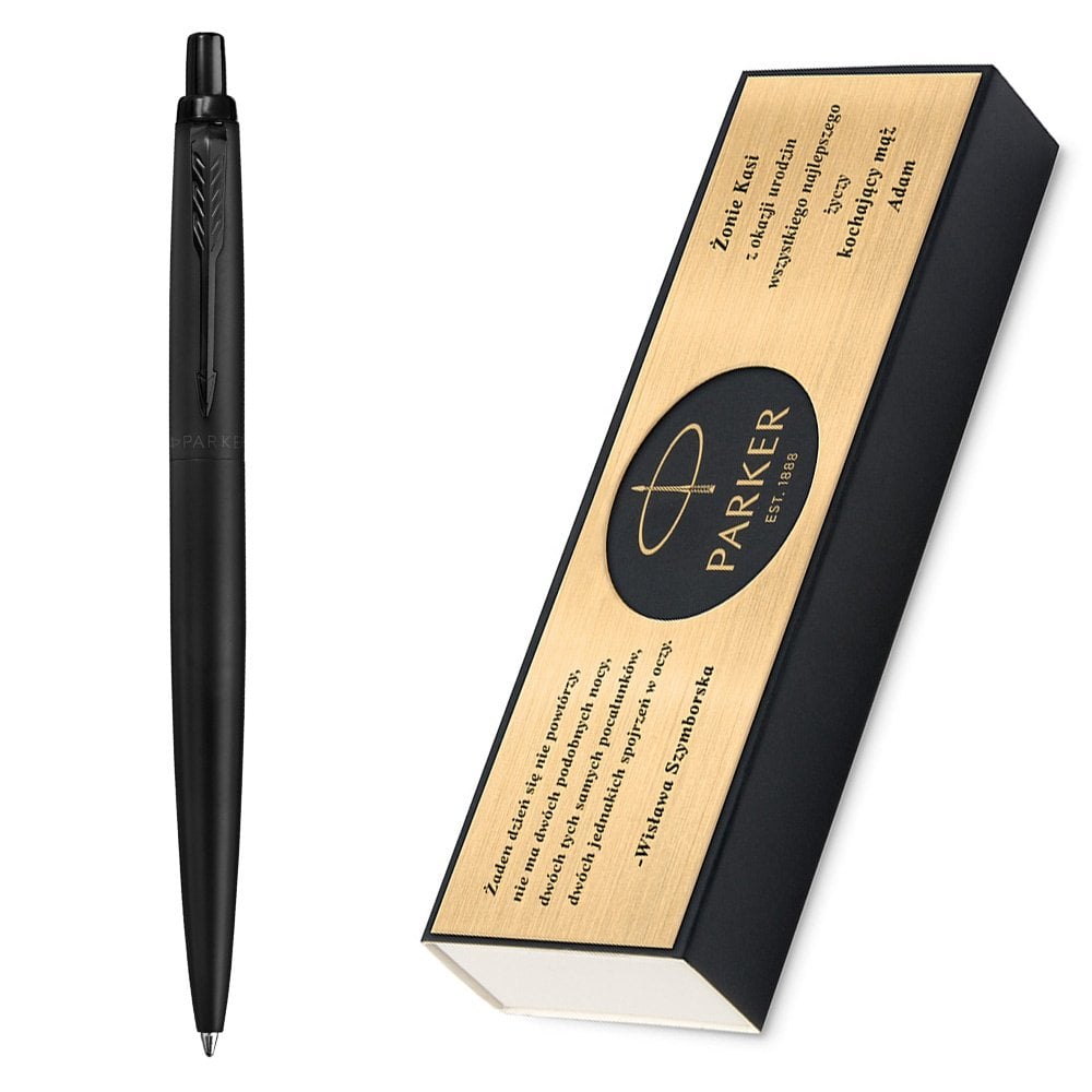 Dugopis Parker Jotter XL Mono Black GRAWER i ETUI