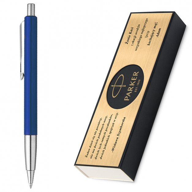 Długopis Parker Vector Niebieski GRAWER i ETUI