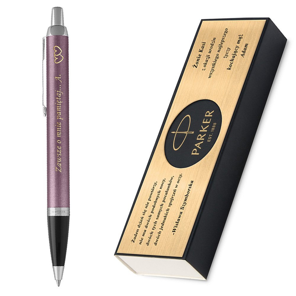 Dugopis Parker IM Light Purple CT GRAWER i ETUI