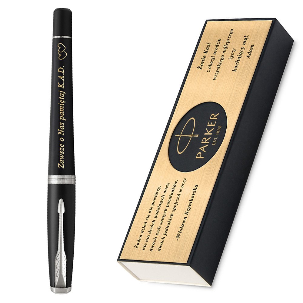 Piro Wieczne Parker Urban Black CT GRAWER i ETUI